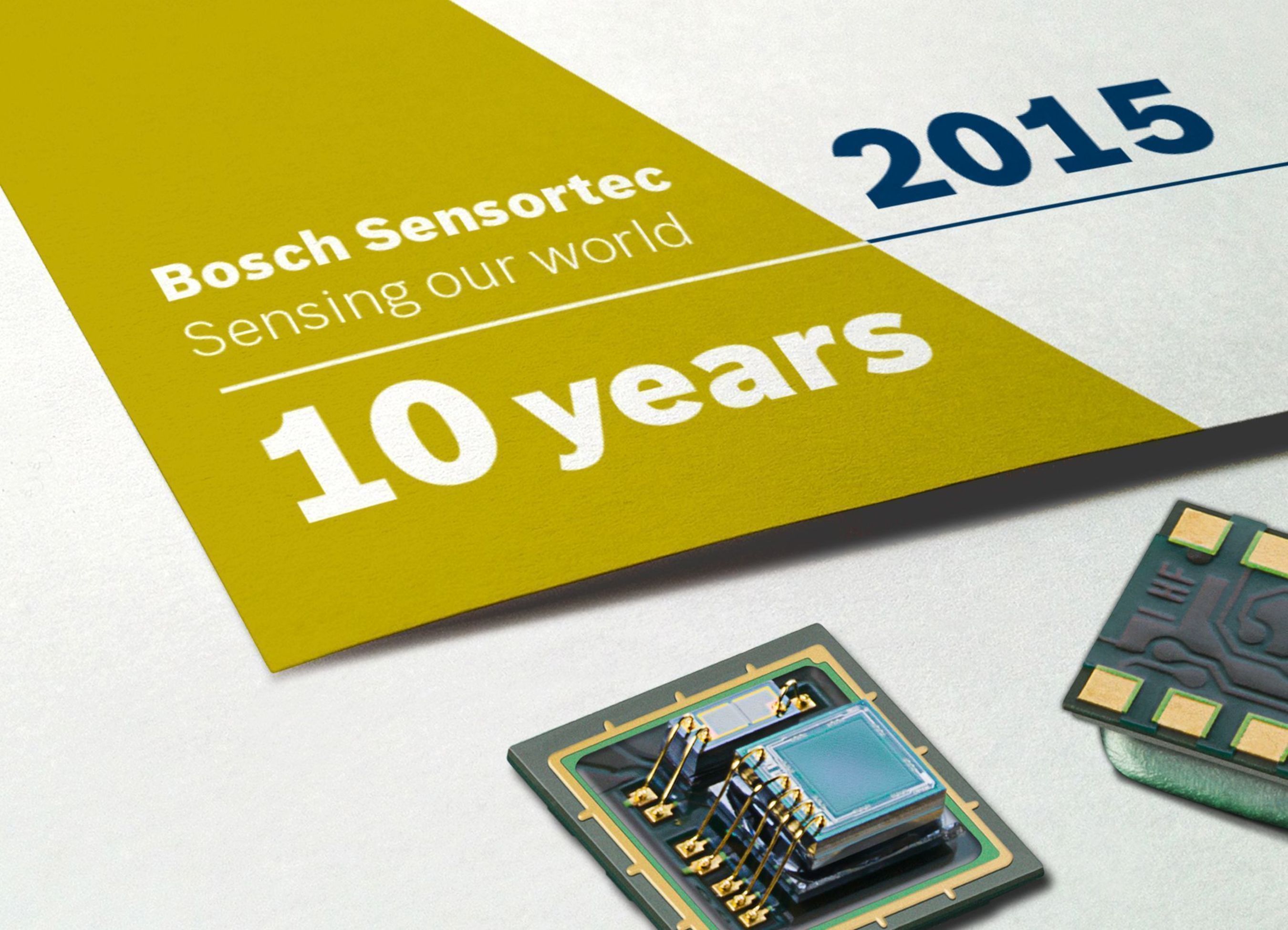 Bosch Sensortec: 10 years of MEMS sensors innovation MEMS sensors are a key technology for the connected world (PRNewsFoto/Bosch Sensortec)