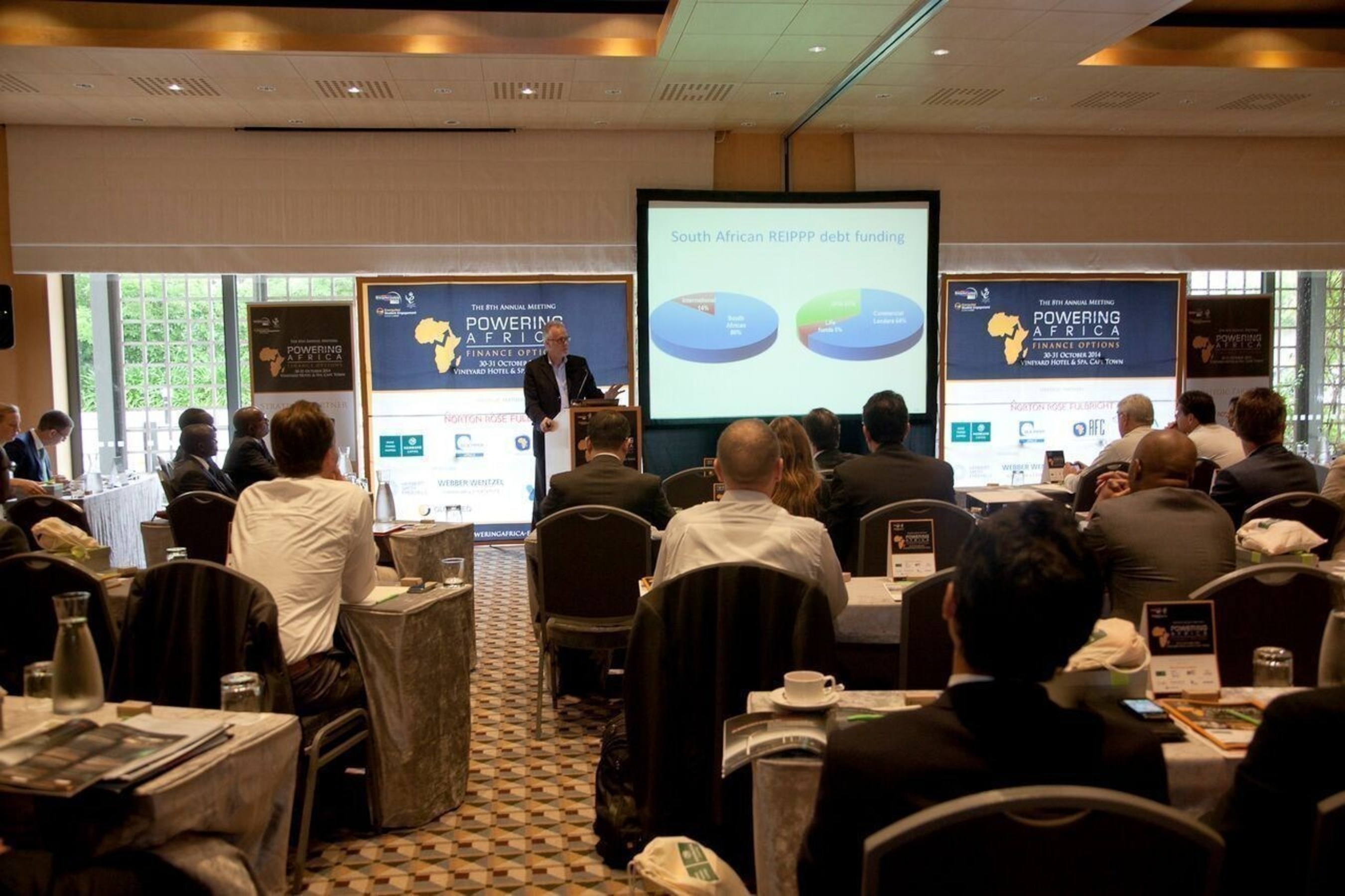 Delegates attend a session at one of Energynet's Powering Africa meetings (PRNewsFoto/EnergyNet)