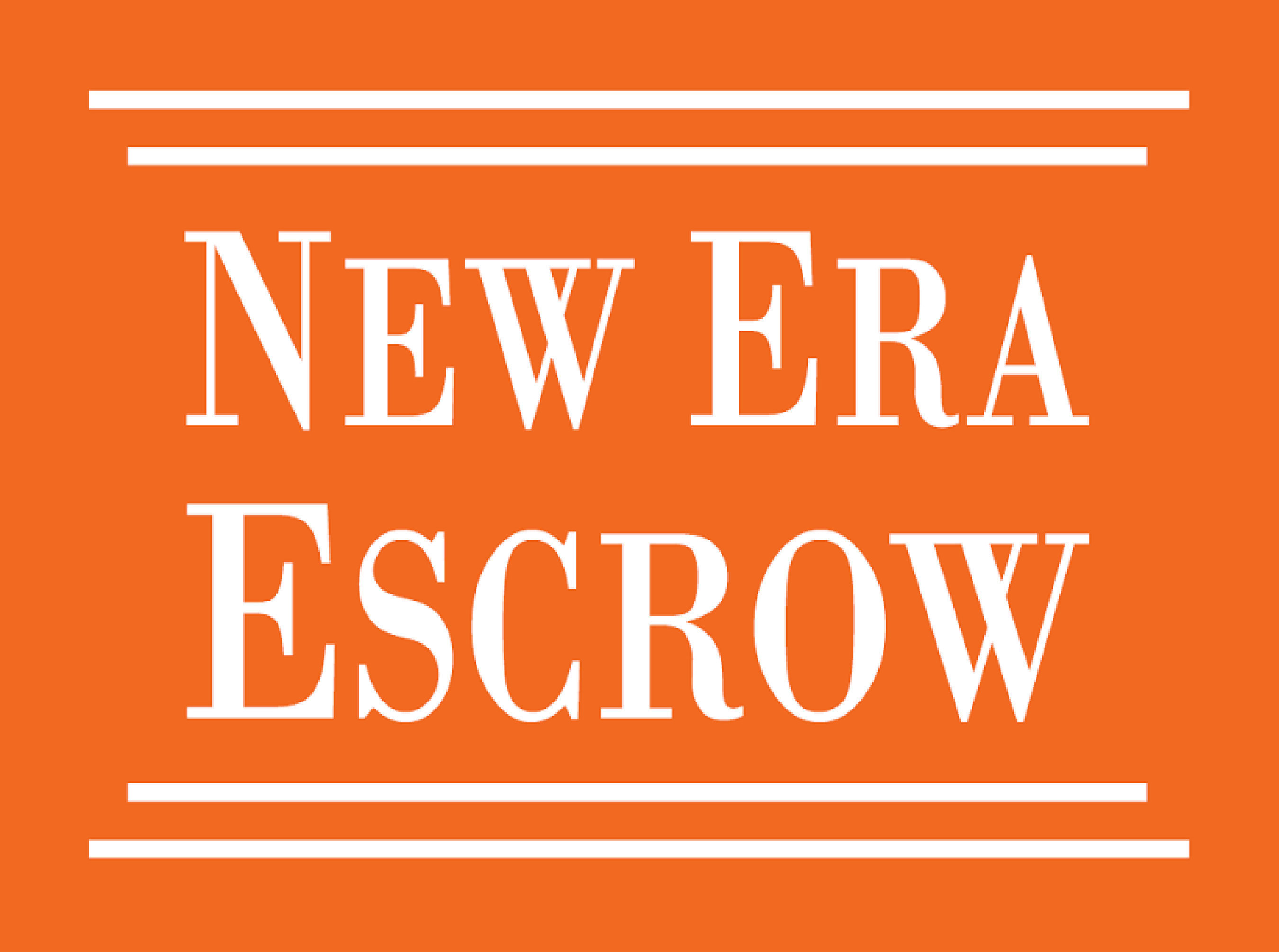 New Era Escrow logo.