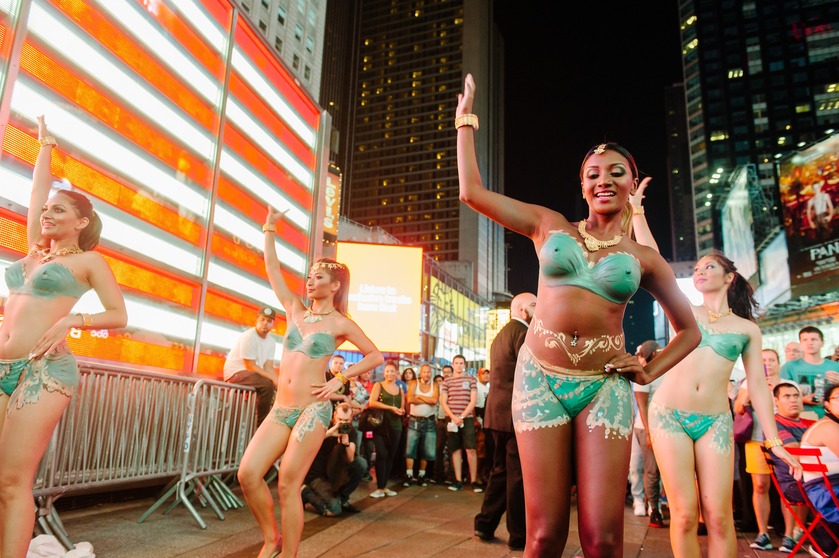 Nude Rebtel Desi Dancers Take Over Times Square