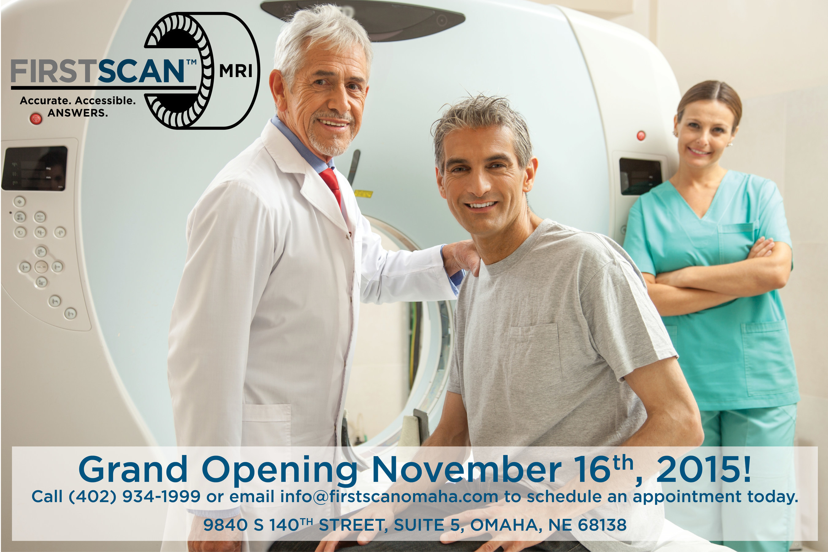Omaha-based Company FirstScan introduces first and only clinic dedicated to MRI screening prostate cancer.