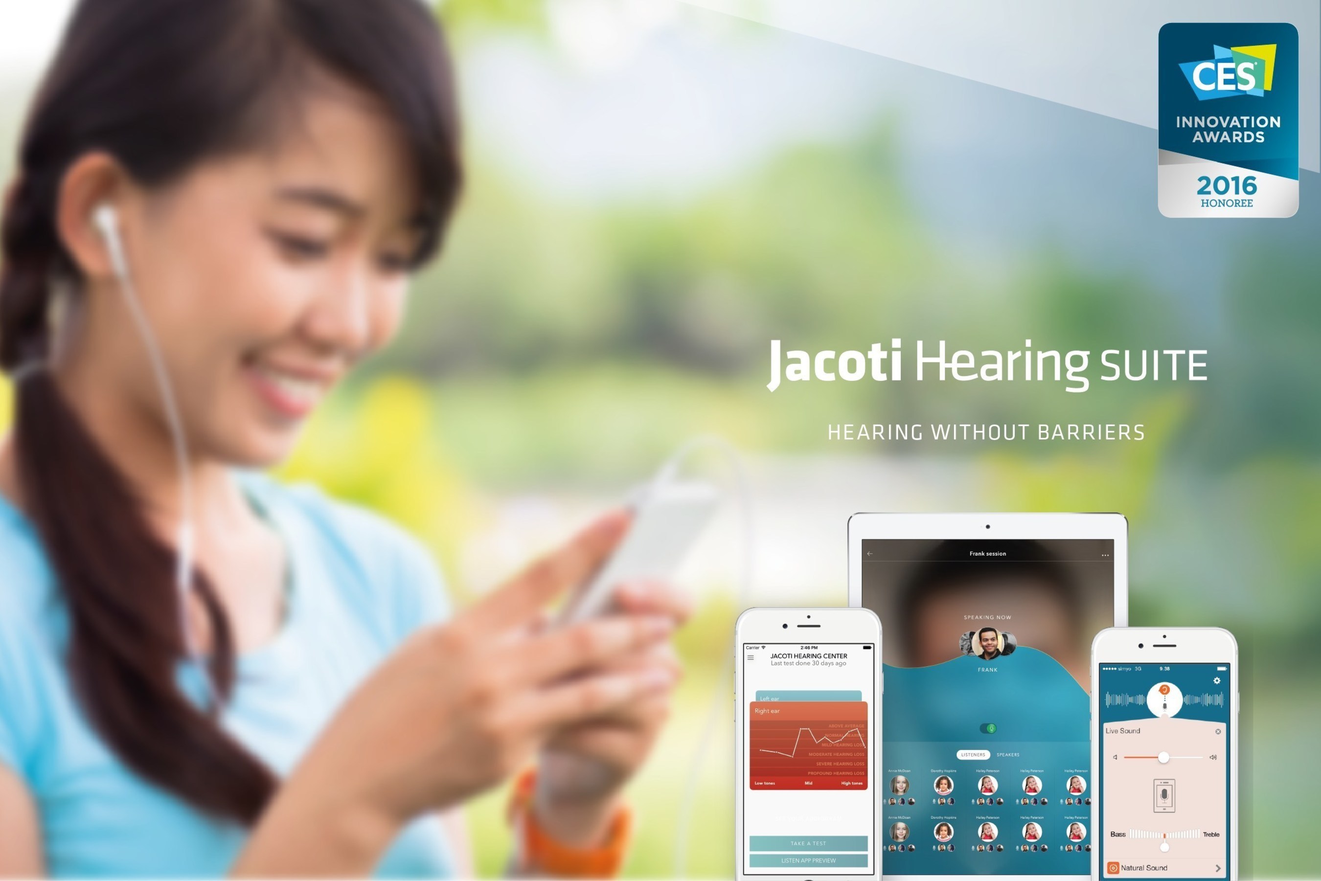 Jacoti Hearing Suite (PRNewsFoto/Hybe) (PRNewsFoto/Hybe)