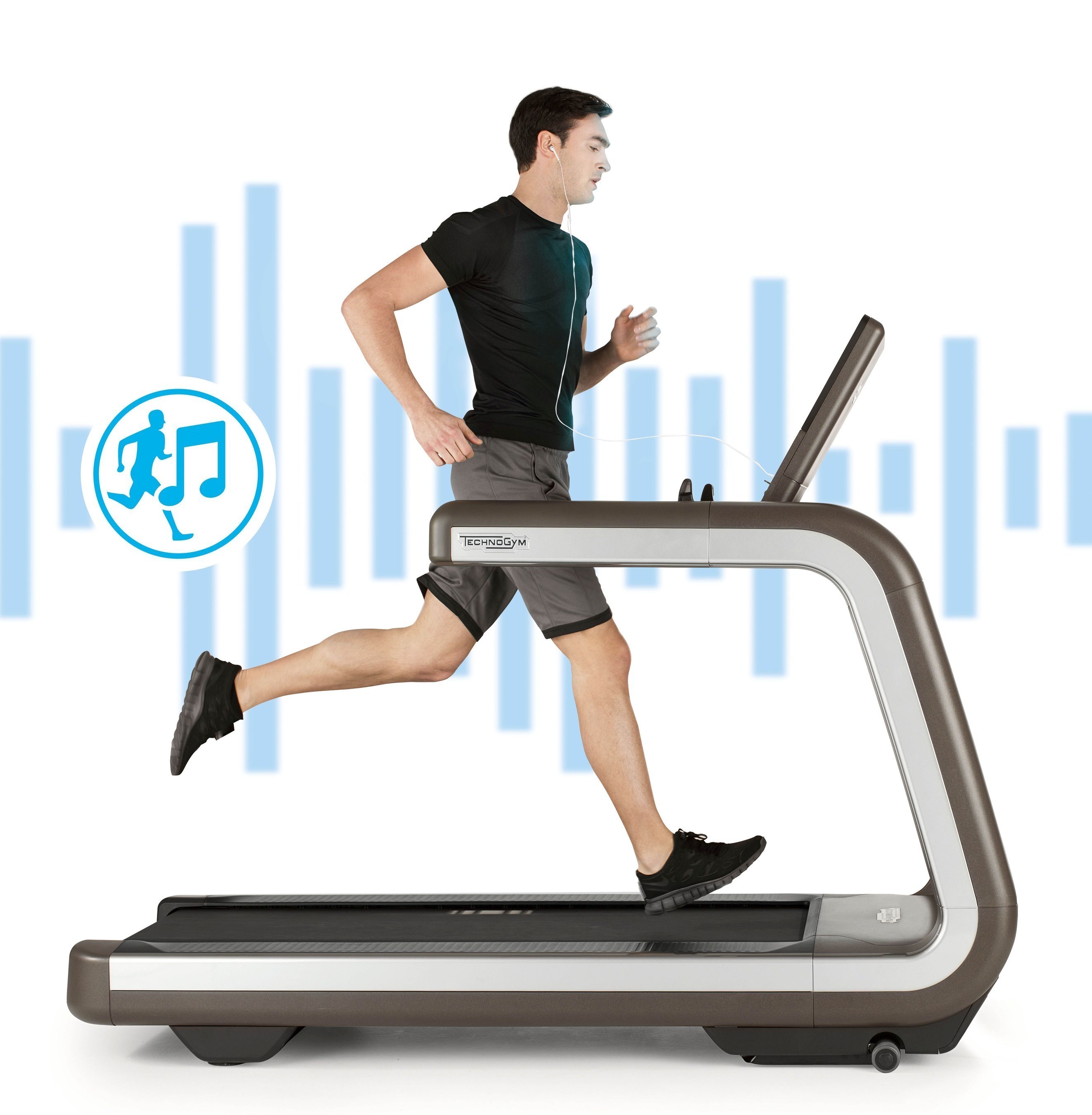 FIRST MUSIC INTERACTIVE TREADMILL BY TECHNOGYM (PRNewsFoto/Technogym) (PRNewsFoto/Technogym)
