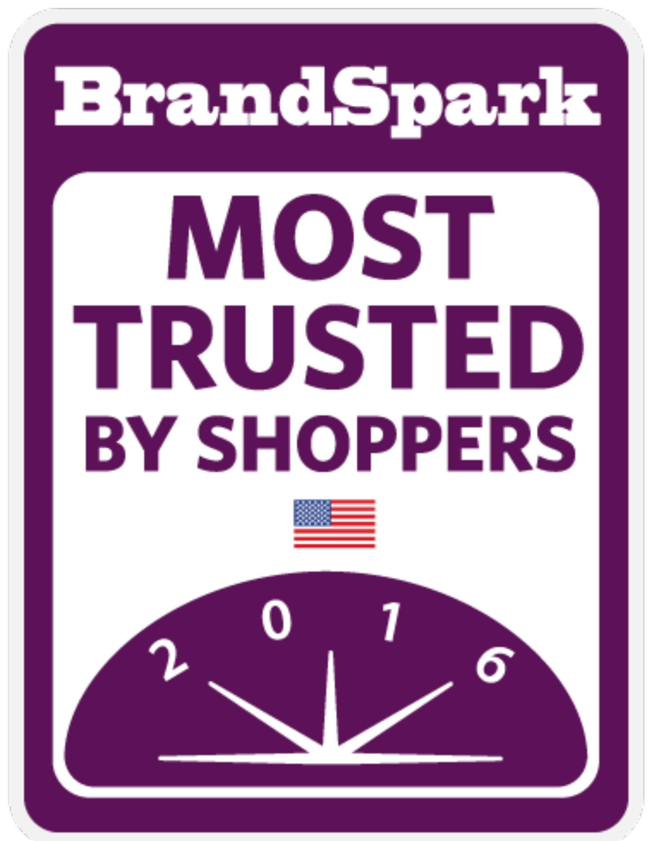 2016 BrandSpark Most Trusted Awards Logo (PRNewsFoto/BrandSpark International)