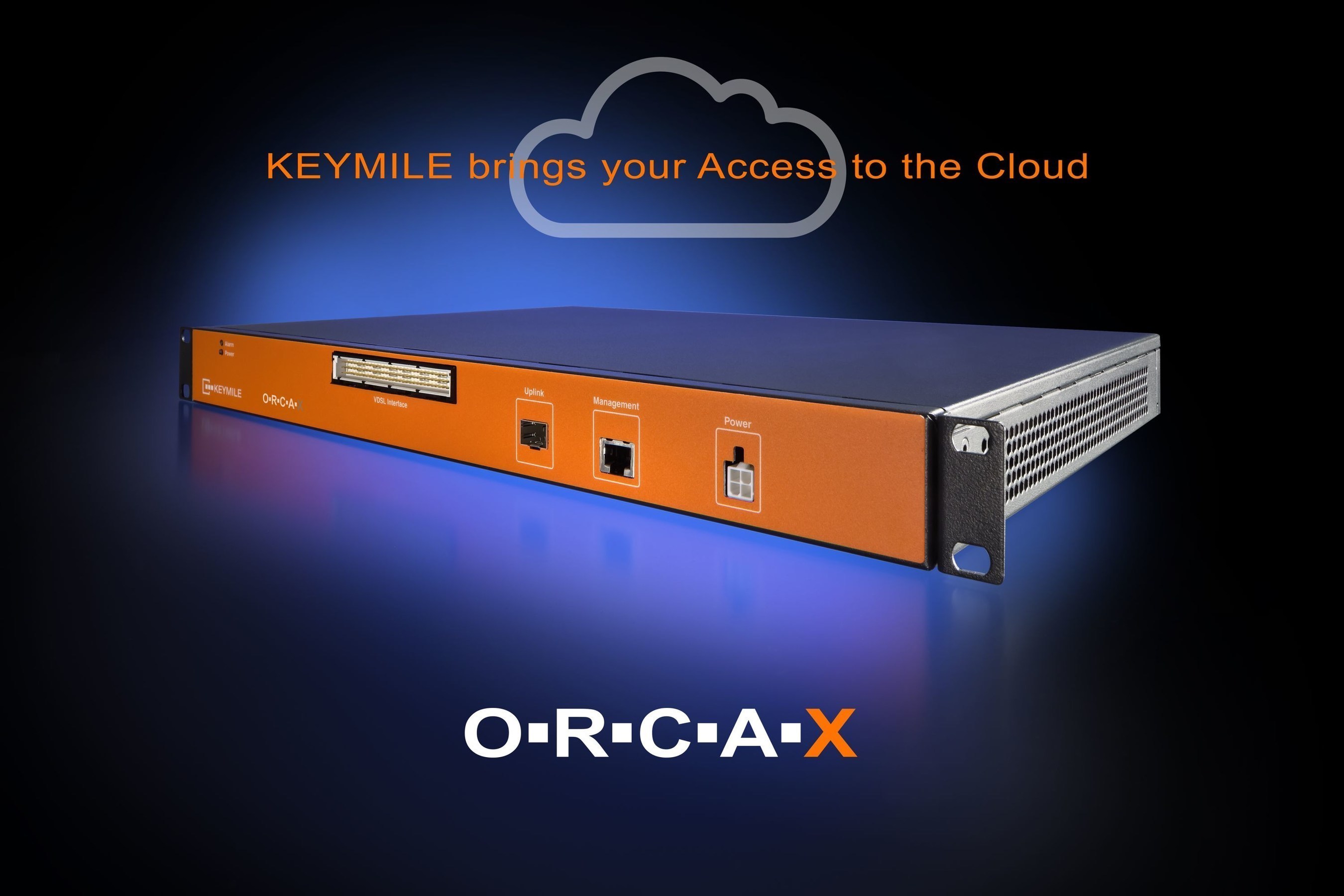 OrcaX is a world first and set to transform multi-service access network (MSAN) elements by fusing them into the cloud network revolution in the most significant recent ICT paradigm shift (Source: KEYMILE). (PRNewsFoto/KEYMILE) (PRNewsFoto/KEYMILE)