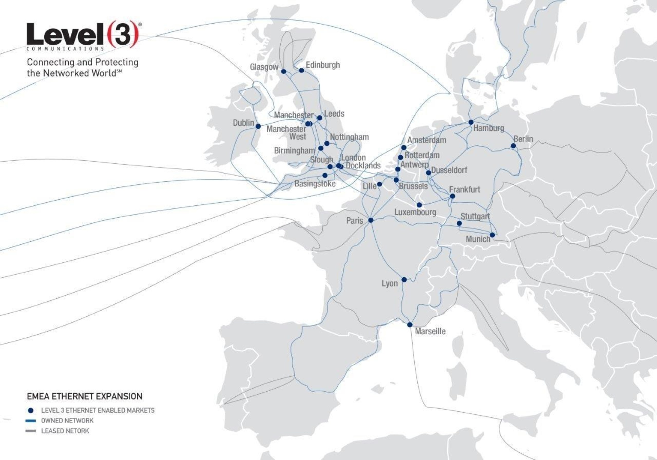 Speeltoestellen hefboom veteraan Level 3 breidt MEF 2.0 Carrier Ethernet-services uit in Europa