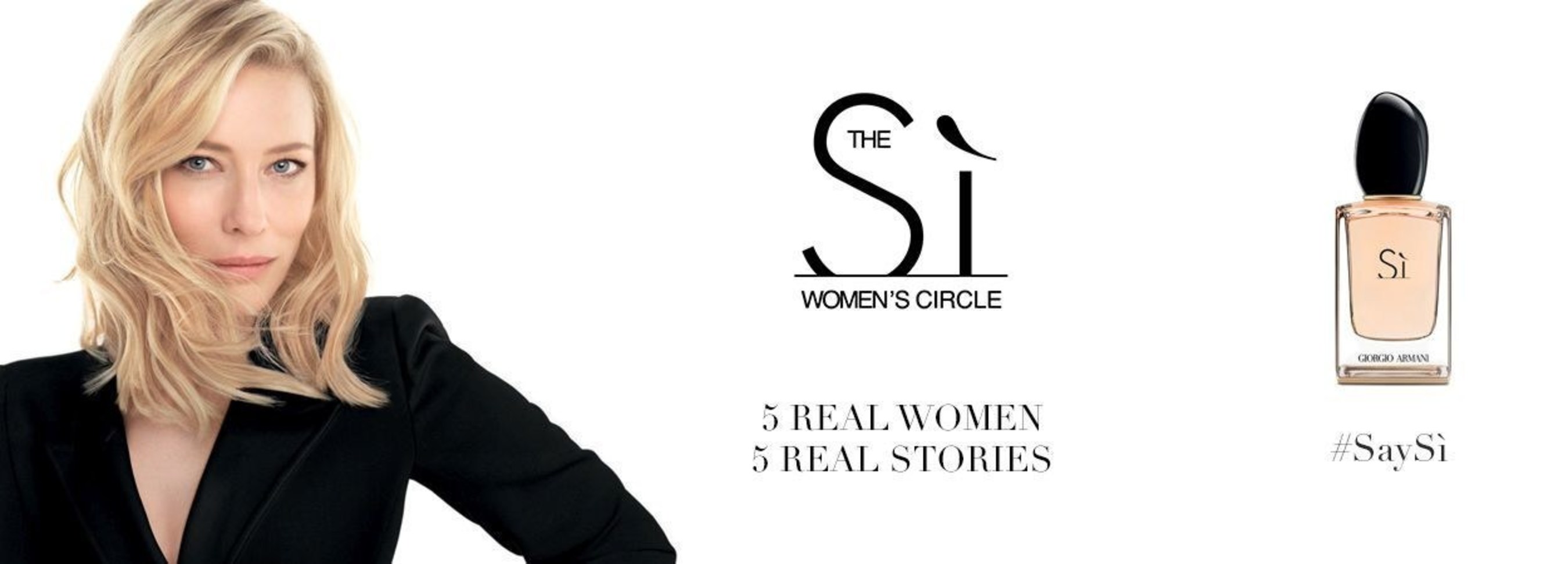 Giorgio Armani innovates with the creation of the SÃƒÅ' Women's Circle (PRNewsFoto/GIORGIO ARMANI Fragrance) (PRNewsFoto/GIORGIO ARMANI Fragrance)