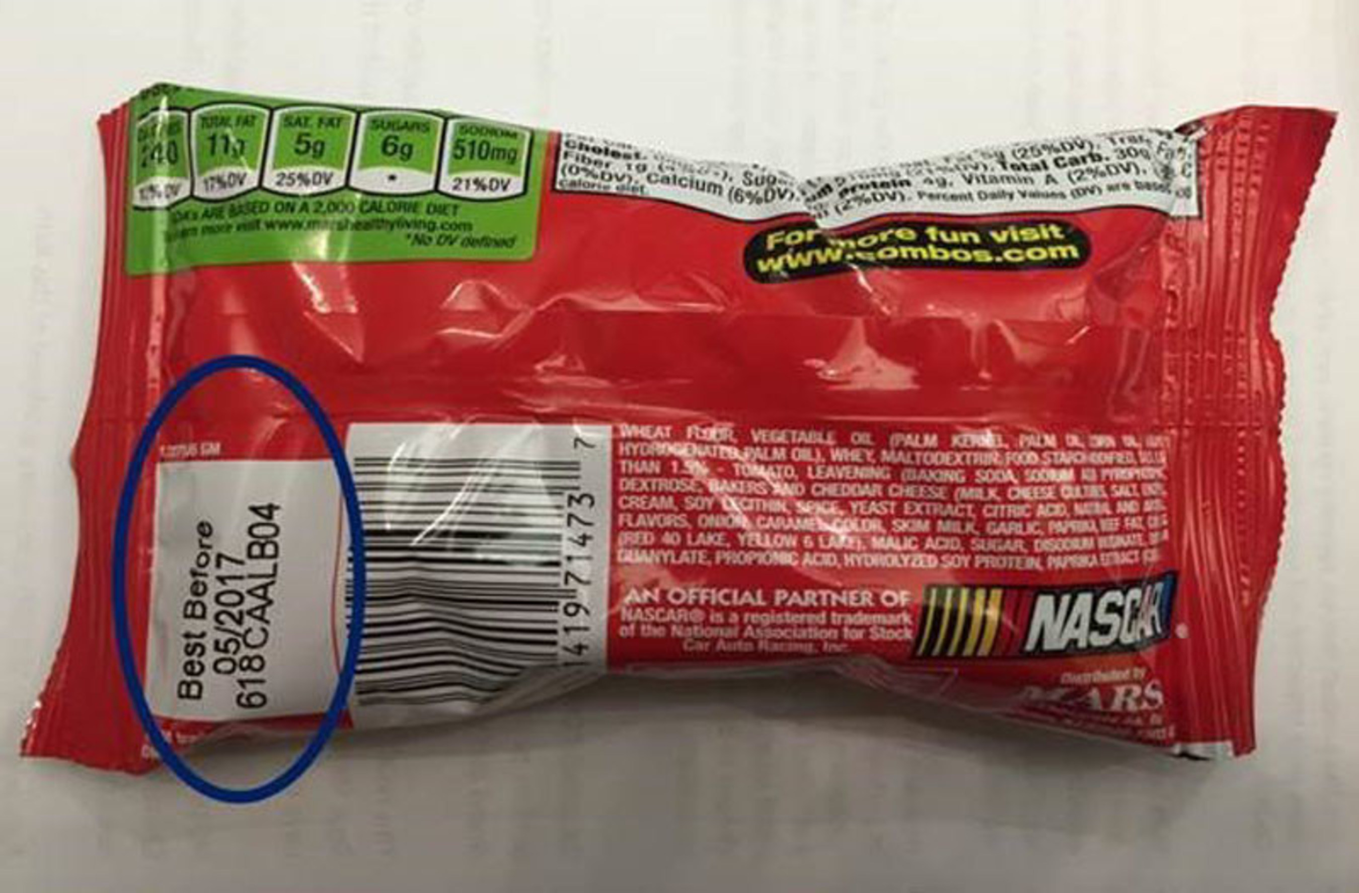 Mars Chocolate North America Issues Allergy Alert For Select Varieties Of COMBOS(R) For Potential Undeclared Peanut Residue