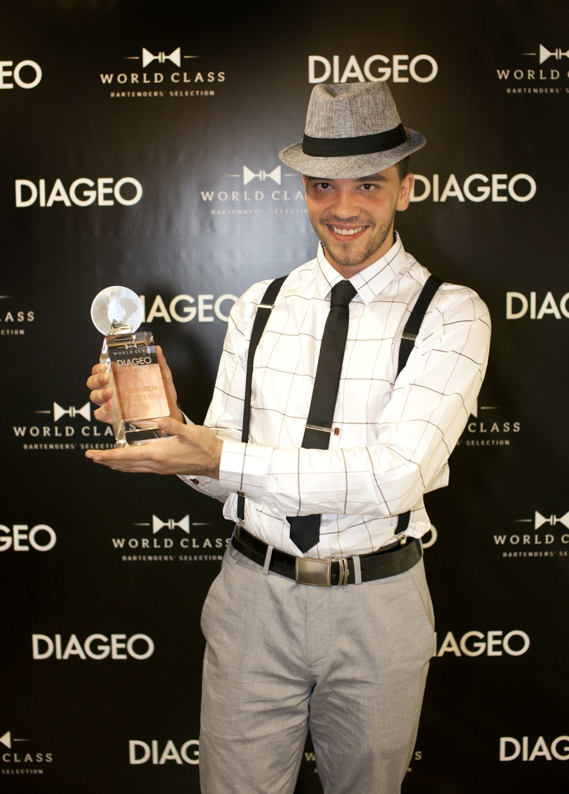 Andrej Malic, 27 of Celebrity Cruises has been crowned Diageo Global Travel's Best Bartender for World Class (PRNewsFoto/Diageo Global Travel)
