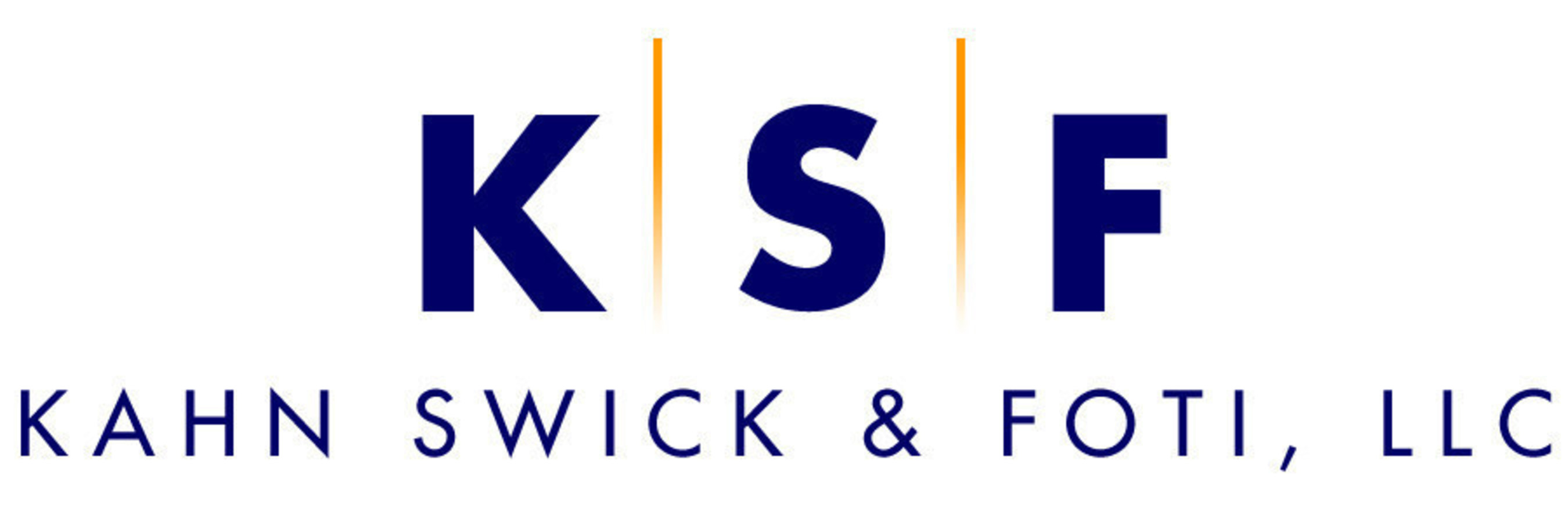 Kahn Swick & Foti, LLC ("KSF") - - not all law firms are created equal. Visit www.ksfcounsel.com to learn more about KSF.