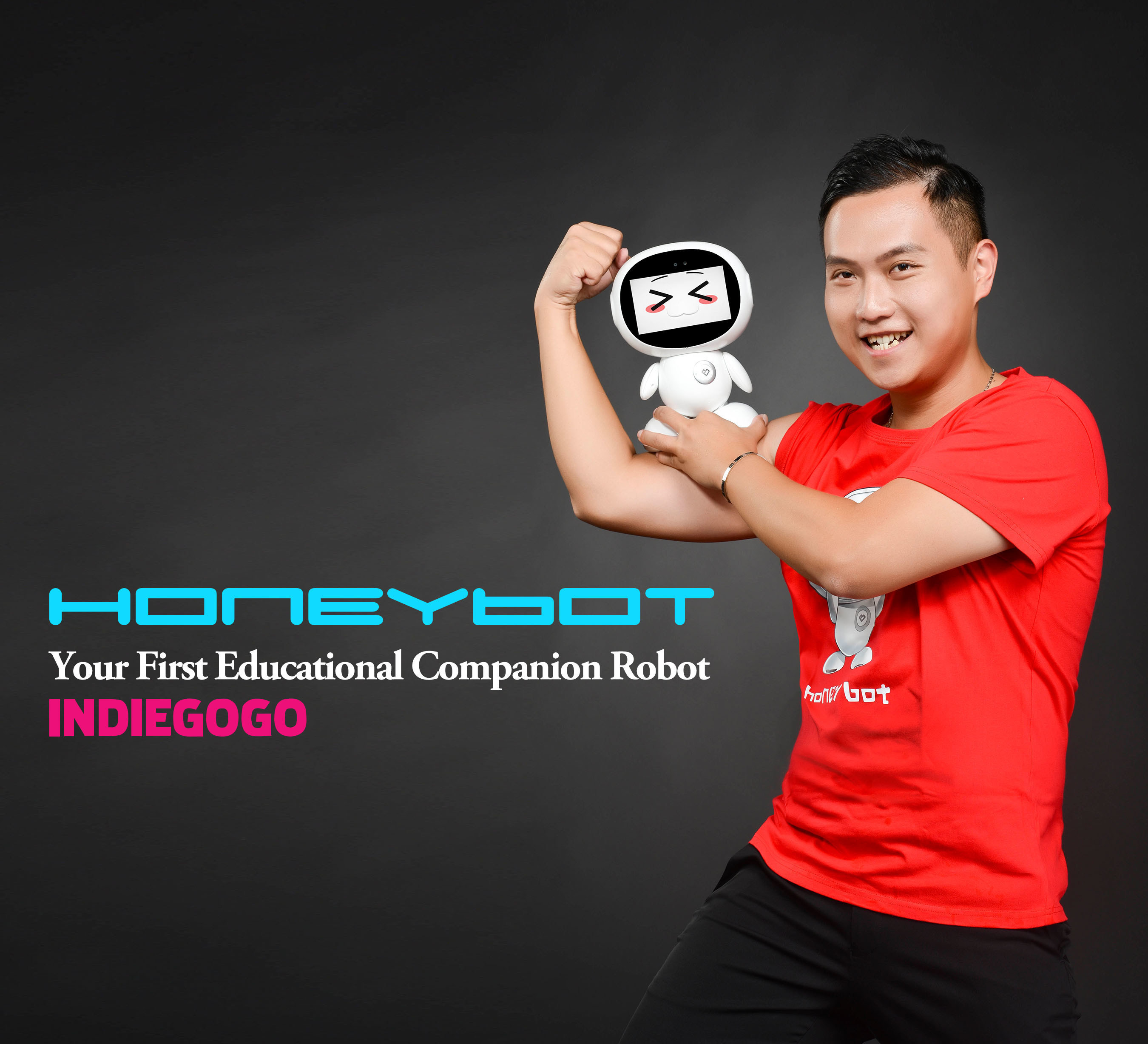 Honeybot, Family Educational Companion Robot is now available on Indiegogo.