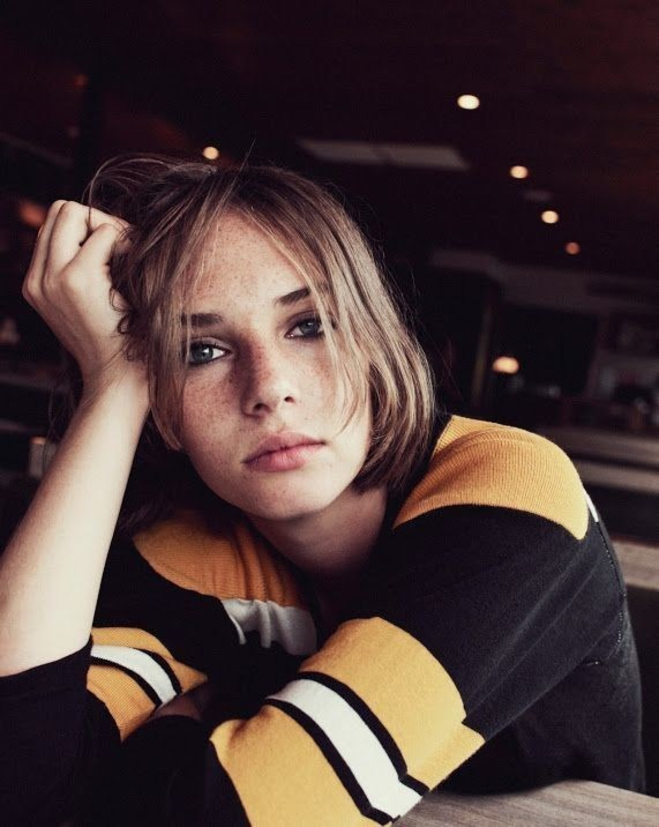 AllSaints Spring 17 preview featuring Maya Hawke