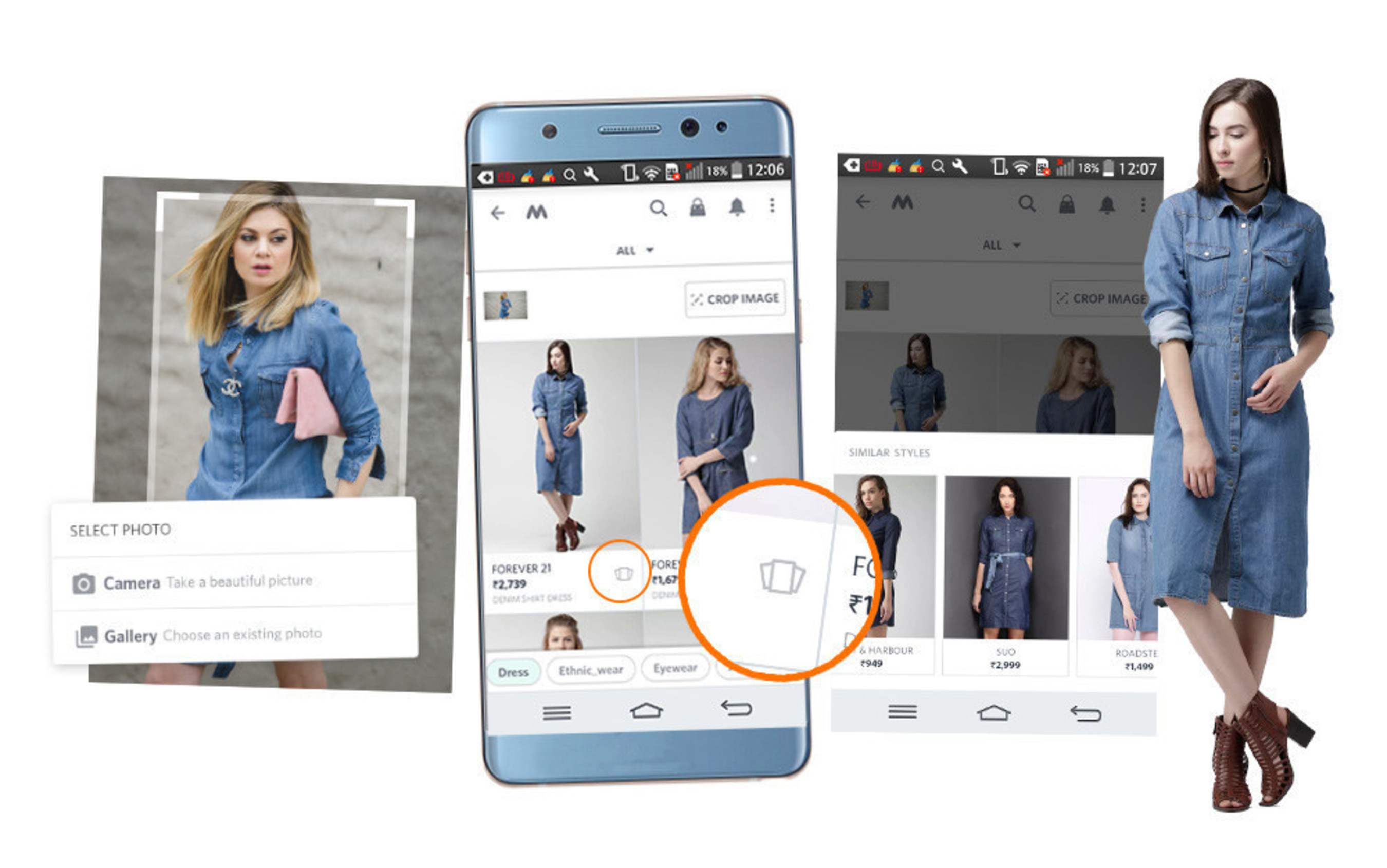 ViSenze AI powering Myntra's fashion app