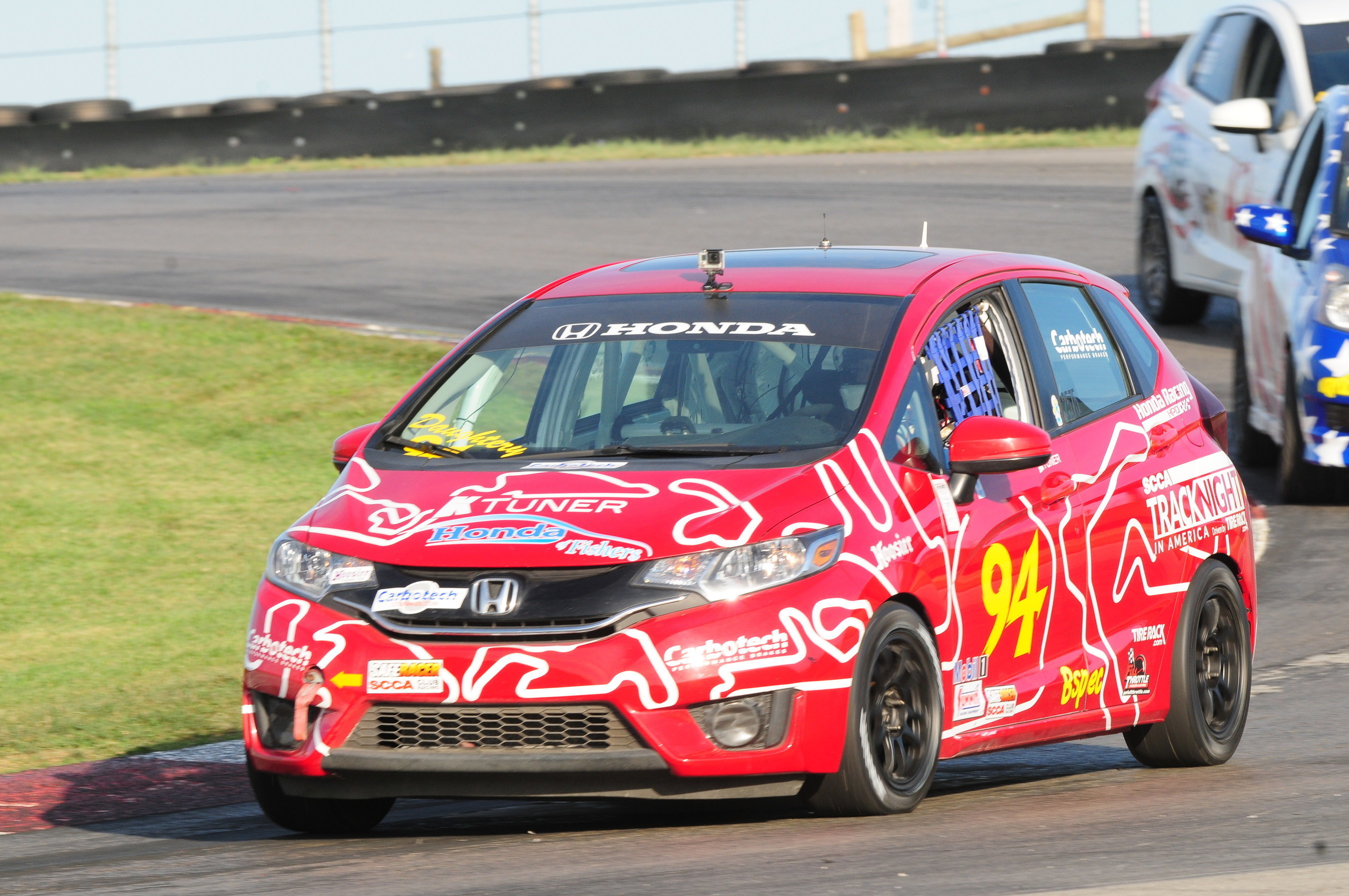 After finishing second in 2015, David Daughtery drove his Honda Fit to the SCCA B-Spec National Championship last weekend at the Mid-Ohio Sports Car Course.