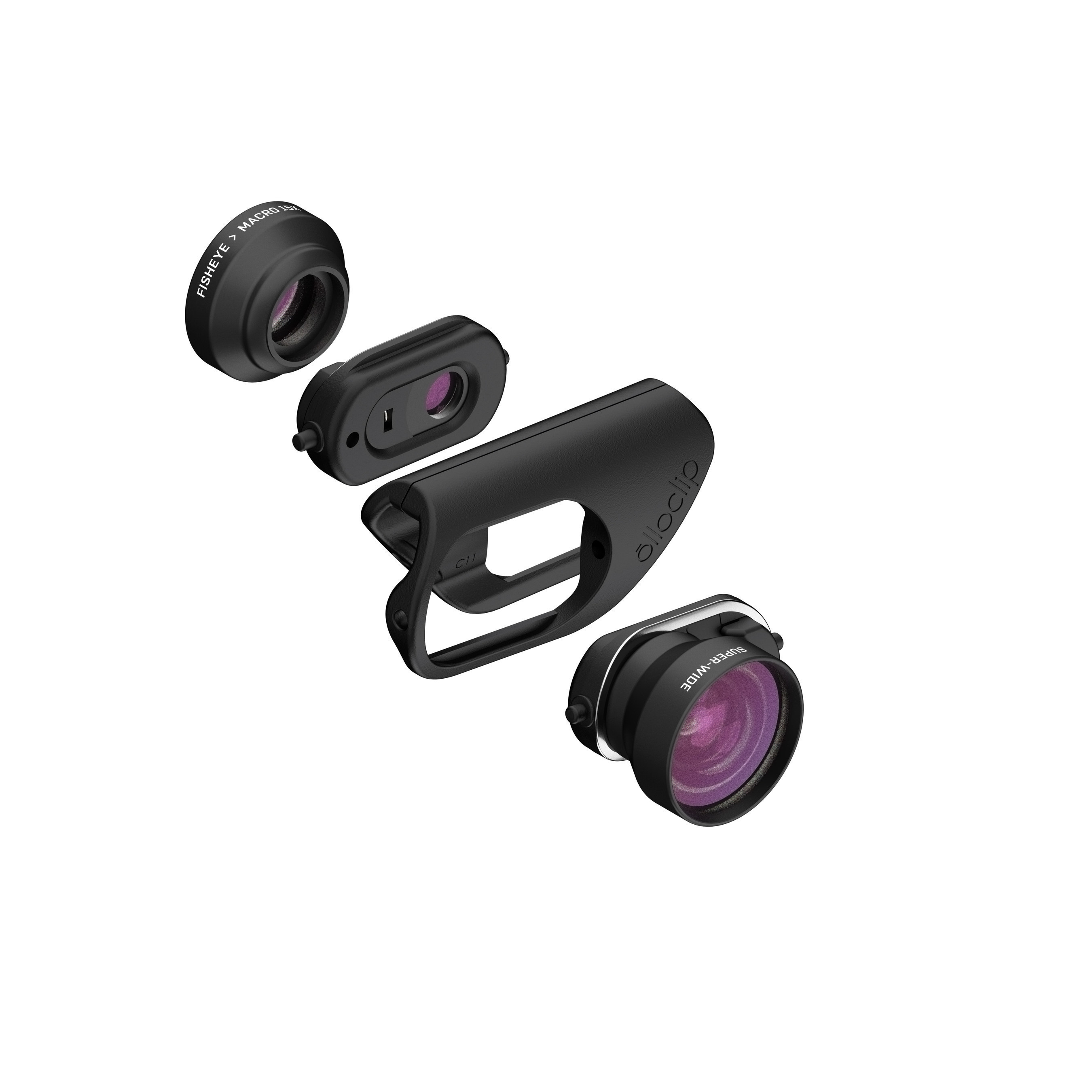 olloclip's newly designed mobile photography lens sets for iPhone 7 and 7 Plus feature new premium multi-element optics, the new Connect(TM) interchangeable lens system and an innovative hinged lens base keeping the lens flush with the camera for improved optical performance while allowing compatibility with most screen protectors. This new design delivers premium optics in the simplest, quickest and most versatile mobile lens system ever created.