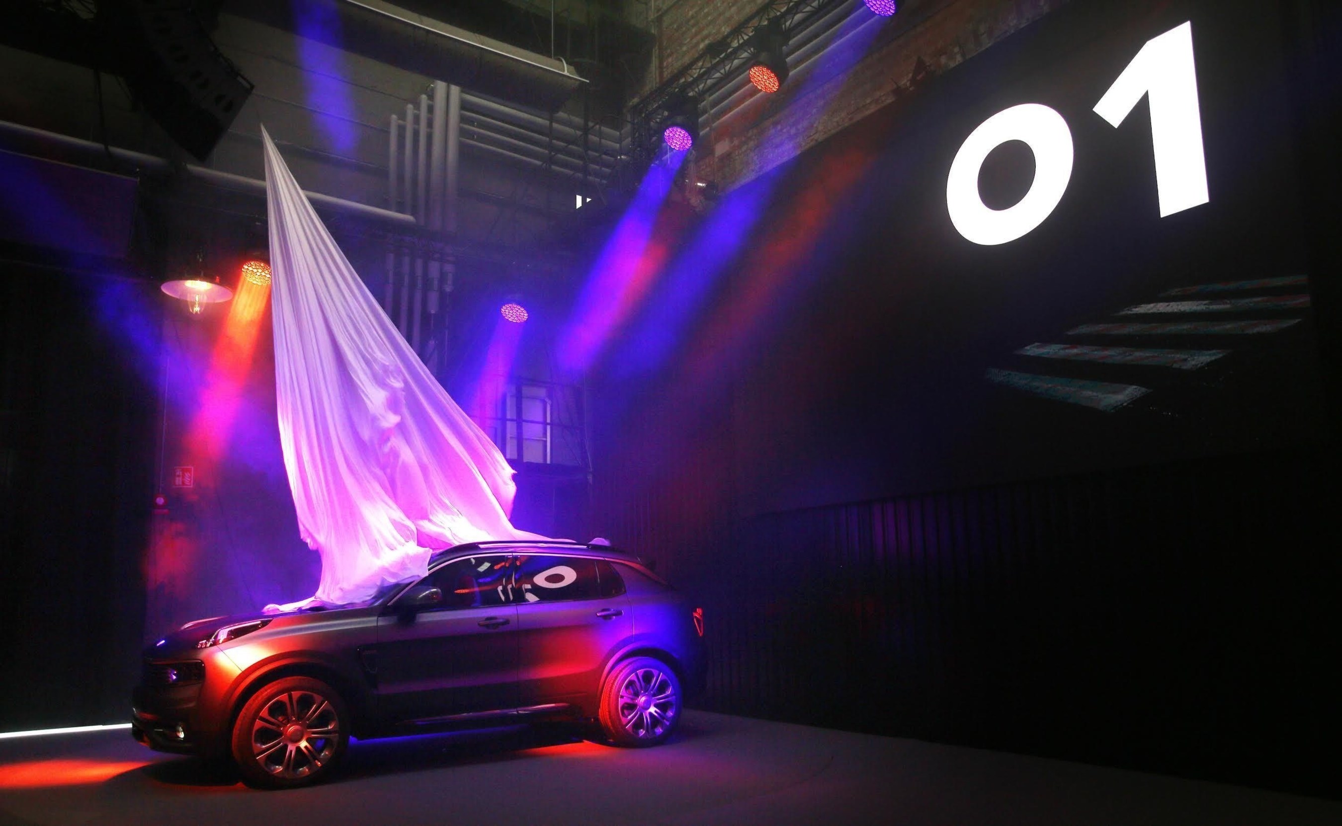 The LYNK & CO 01 is revealed to the world's media in Gothenburg (PRNewsFoto/LYNK & CO)