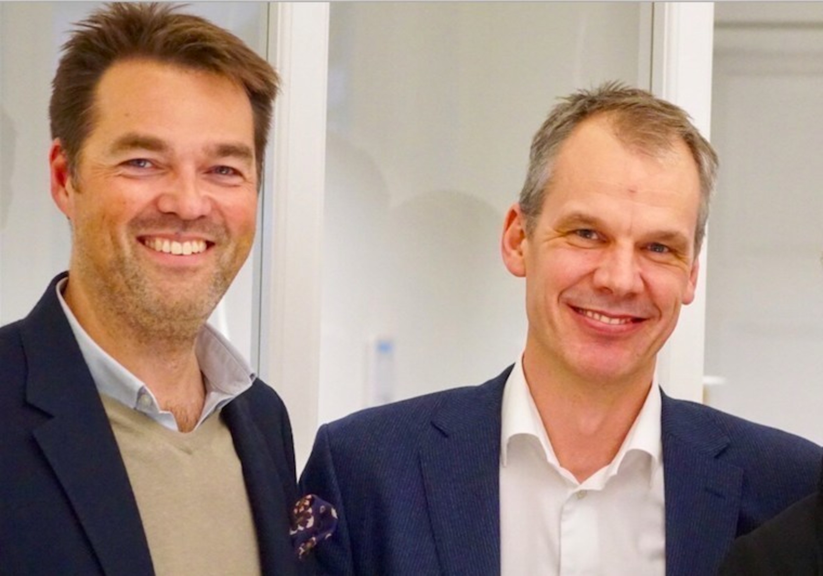 Tom Nickels, Managing Partner at Avaus and Actionbase CEO Mårten Tilosius - Nordic Champions of data-driven marketing (PRNewsFoto/Avaus)