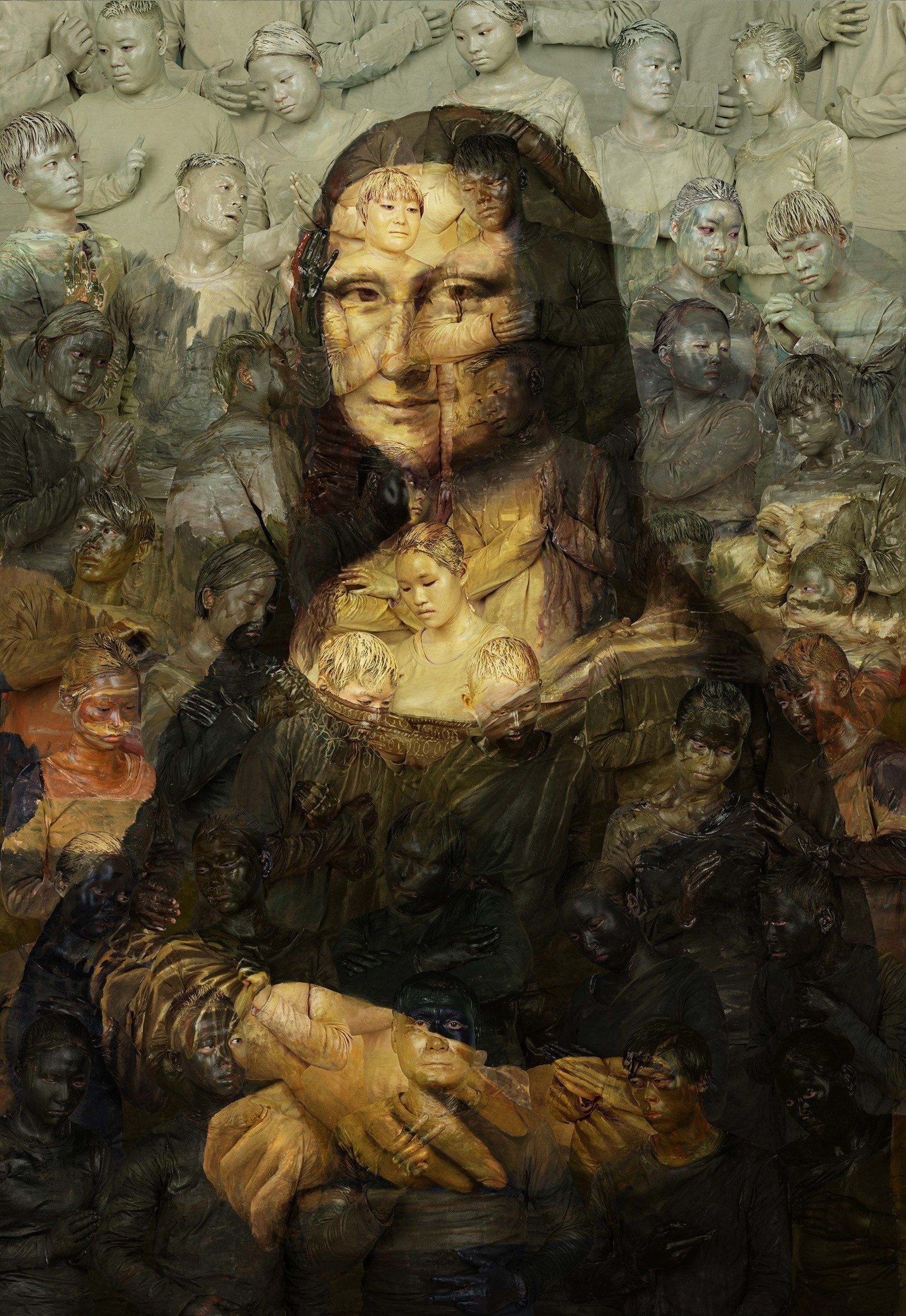 Liu Bolin, Mona Lisa, 2016