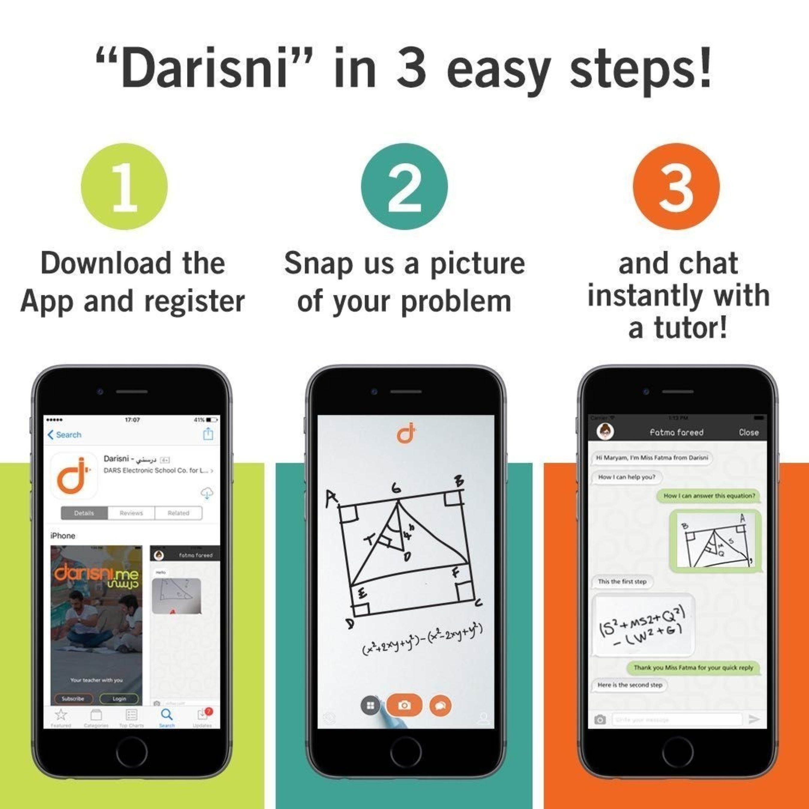 Darisni provides students instant access to prescreened and proficient tutors worldwide. (PRNewsFoto/Darsini)