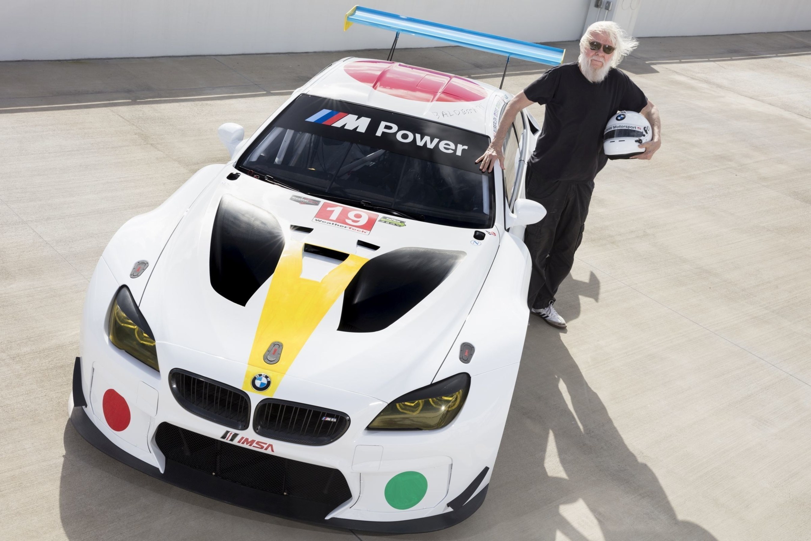 19th BMW Art Car by renowned American contemporary artist John Baldessari. The newest BMW Art Car made its world premiere at Art Basel in Miami Beach on Wednesday, November 30, 2016 (C) Photo by Chris Tedesco for BMW (PRNewsFoto/BMW Group)
