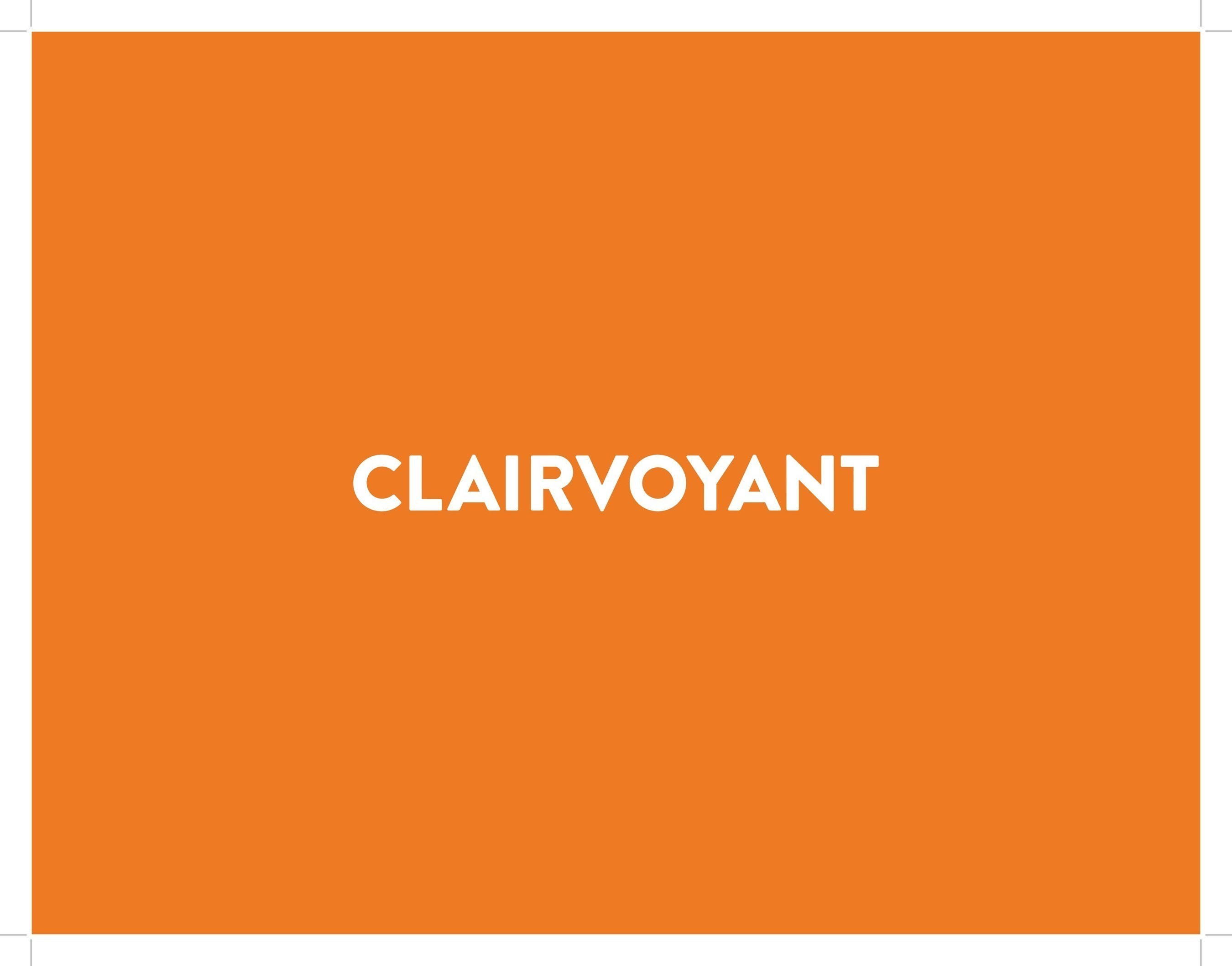Clairvoyant Logo (PRNewsFoto/Clairvoyant LLC)