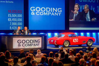 구딩&컴퍼니(Gooding & Company), 10주년 기념 페블 비치 경매에서 1억 1200만 달러 이상의 판매 기록