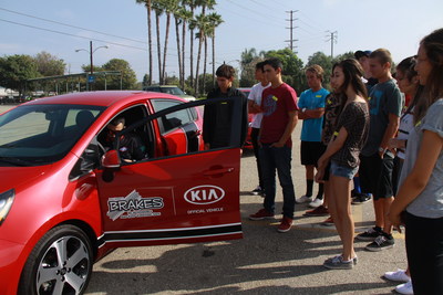 Kia's partnership with B.R.A.K.E.S. provides free hands-on-defensive driving for teens nationwide.