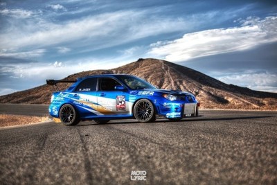 BorgWarner's EFR-7163 turbocharger boosts the record-breaking Time Attack Subaru STi from Jager Racing (above). See this racecar plus the Formula Drift Pro Championship Scion tC drift car from Papadakis Racing in booth 21641 at the 2014 SEMA Show in Las Vegas on November 4 - 7.