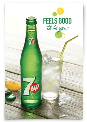7up(R) ushers in refreshing new era with new visual identity and global campaign celebrating up & coming originals. #FeelsGoodToBeYou. (PRNewsFoto/PepsiCo)