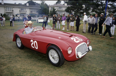 This 1949 Ferrari 166MM Touring Barchetta was the first Farrari to race in California. it participated in the Pebble Beach Road Races in 1951. (Credit: Steve Burton/Pebble Beach Concours d'Elegance)