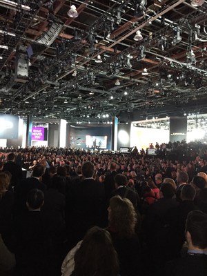 Standing room only at the FAC press conference, NAIAS 2015