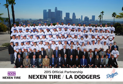 Nexen Tire continues its partnership agreements with four Major League Baseball (MLB) teams including the LA Dodgers for the 2015 baseball season.