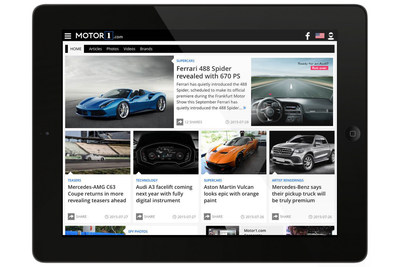 Motorsport.com today announced the launch of its global footprint into the automotive review sector with the new digital platform, Motor1.com.
