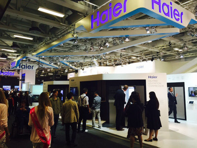 With Smart Products Exhibited at IFA Berlin, Haier Addresses Issues That Have Challenged the Global Household Appliance Industry for More Than a Century (PRNewsFoto/Haier)