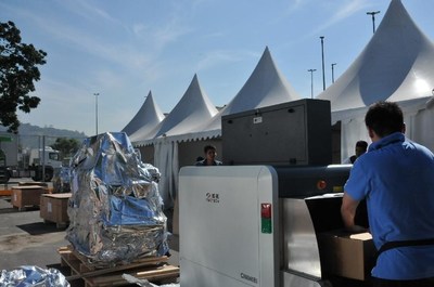 Security scanners from Nuctech are being installed and debugged at the Rio venues.