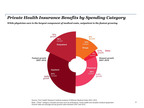 Chart: Breakdown of Private Health Insurance Benefits by Spending Category.  (PRNewsFoto/PwC)