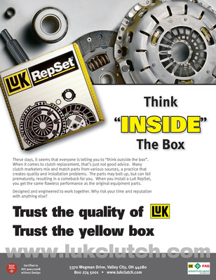 Schaeffler Announces 'Think Inside the Box' Media Campaign