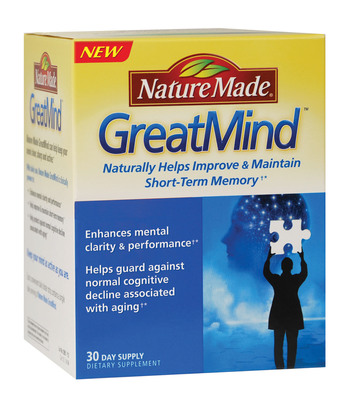 Nature Made® Announces New Product Nature Made GreatMind® to Help Improve Mental Clarity and Performance
