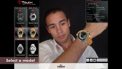 Virtually T-Touch-able:  Tissot Launches an Augmented Reality Application on Its Website and Brings 3D Augmented Reality Advertising to the Watch Market