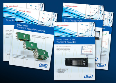New Literature Series from Elsys Highlights Transient Recorder Capabilities