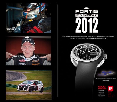 Fortis Timepieces and Racing Sensation Josh Hurley Partner in Promotion of the Prized 'Spaceleader'