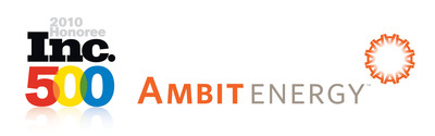 Inc. 500 Recognizes Ambit Energy as America's Fastest Growing Private Company