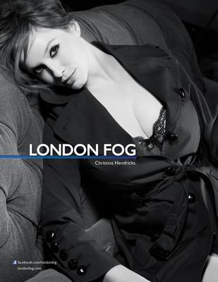 London Fog Announces Mad Men Actress Christina Hendricks to Appear in its Fall Marketing Campaign