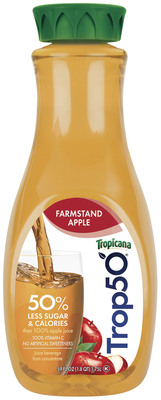 Tropicana Introduces Trop50® Farmstand Apple