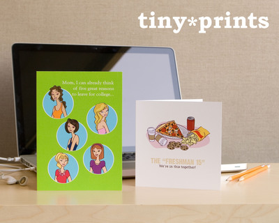 Helping College Students Connect with Friends &amp; Family with Free Personalized Greeting Cards from Tiny Prints