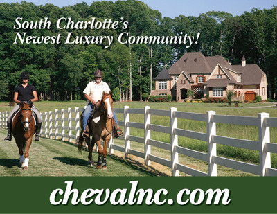 Cheval, South Charlotte's Newest Luxury Equestrian Community, Announces Arthur Rutenberg Homes as the Latest Member of Their Featured Custom Builder Program