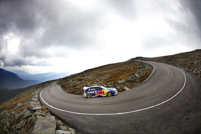 Travis Pastrana Sets Fastest Time in Automobile up Notorious Mt. Washington Auto Road at Red Bull Speed Chasers