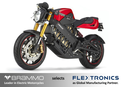 Brammo Selects Flextronics as Its Global Manufacturing Partner for Electric Motorcycles