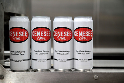 24-Ounce Beer Cans Roll Off A New $3.5 Million Production Line at The Genesee Brewery