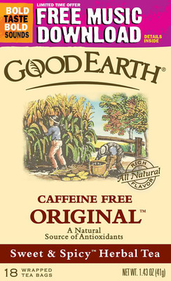 Good Earth Tea Serves Up Free EMI Music Downloads With 'Bold Taste - Bold Sounds' Promotion